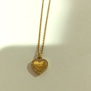 MK gold necklace